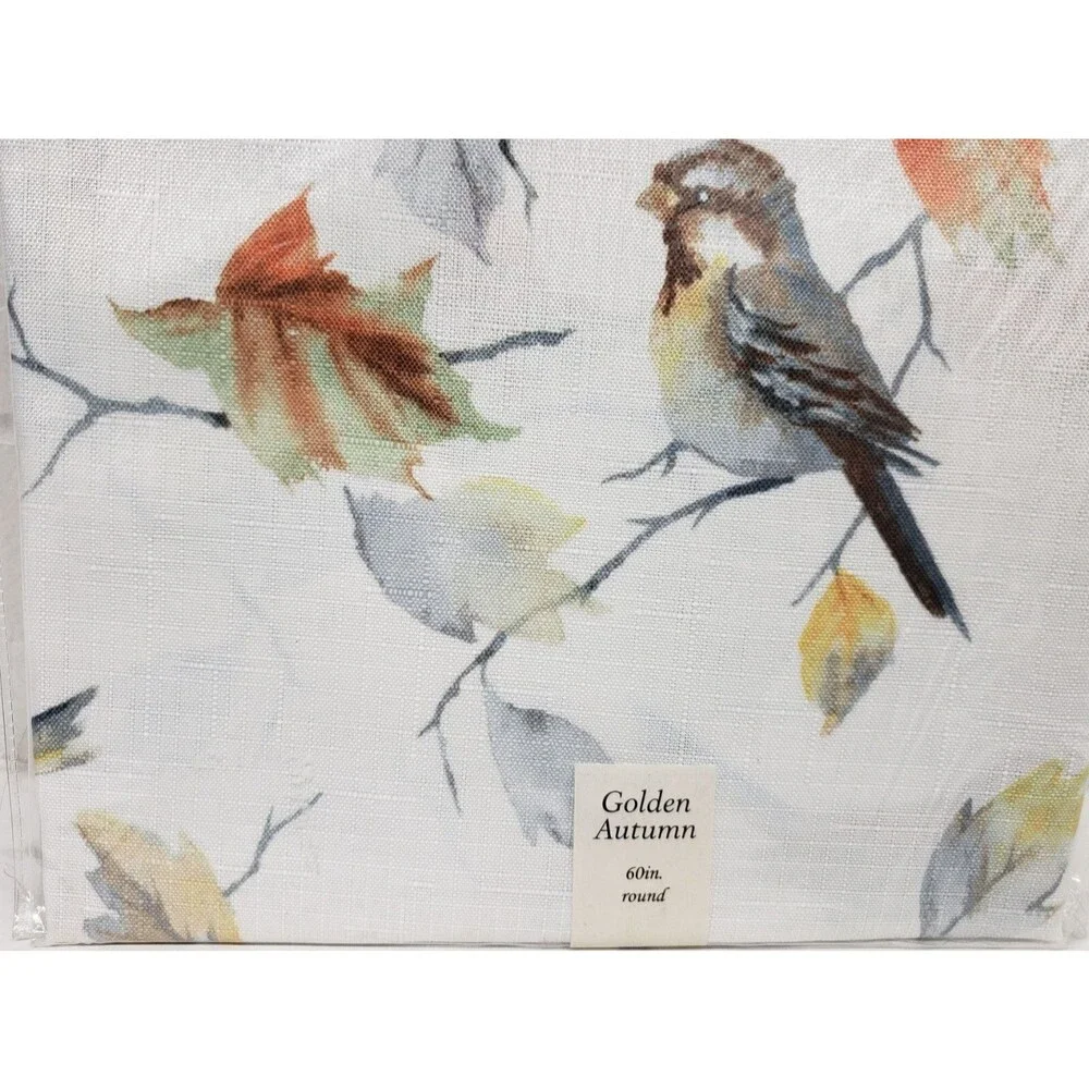 1 Printed Fabric Tablecloth, 60